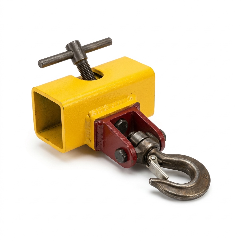 Fork-mounted lifting hook