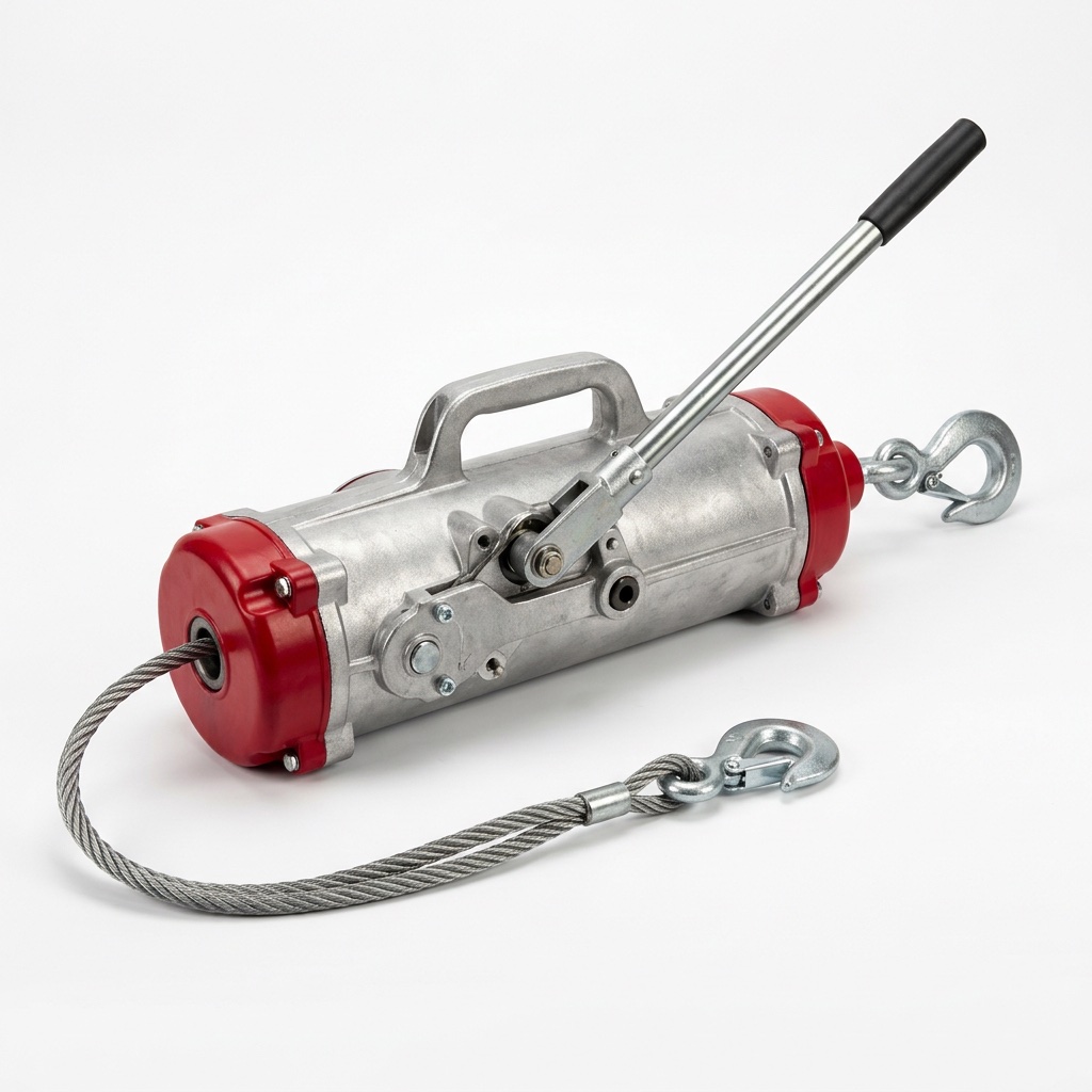 Wire-rope pulling hoist