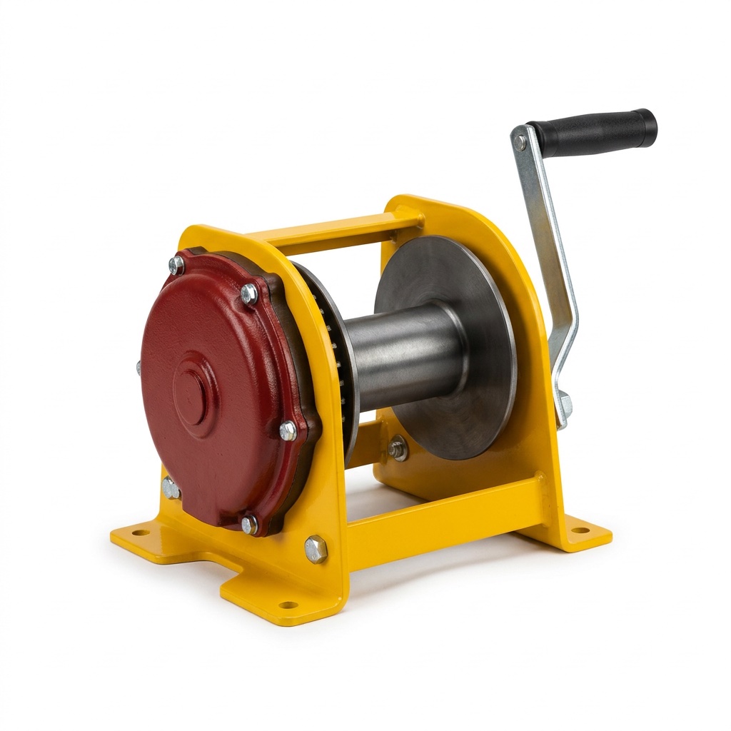 Geared hand winch