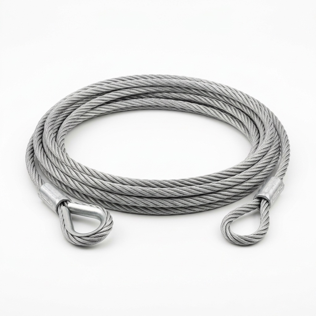 Wire-rope sling with ferrules