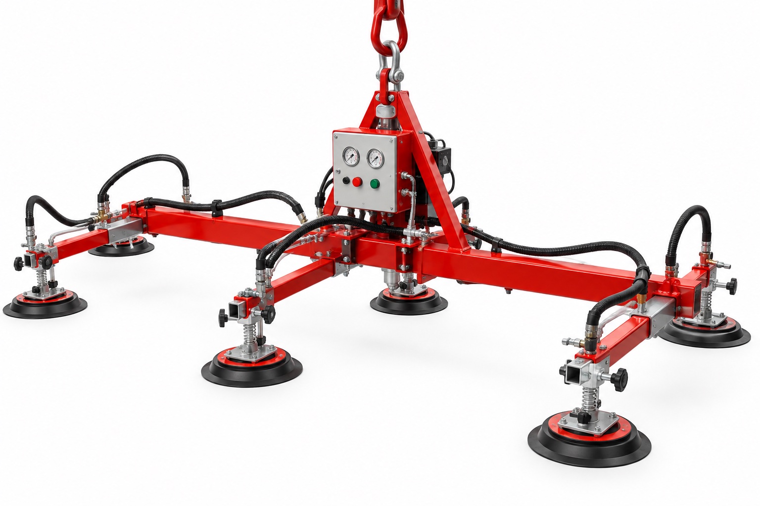 Skarvo Plate six-pad vacuum lifting beam